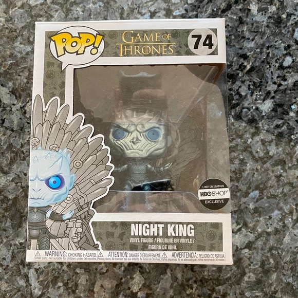 hbo metallic night king funko pop